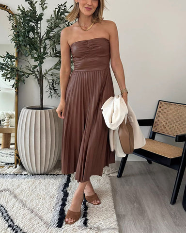 Clidress Cotton Linen Plus Size Irregular 2 Pieces Set