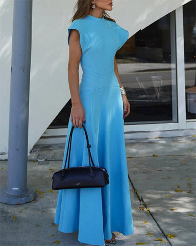 Clidress Sexy Split Slip Mesh Maxi Dress