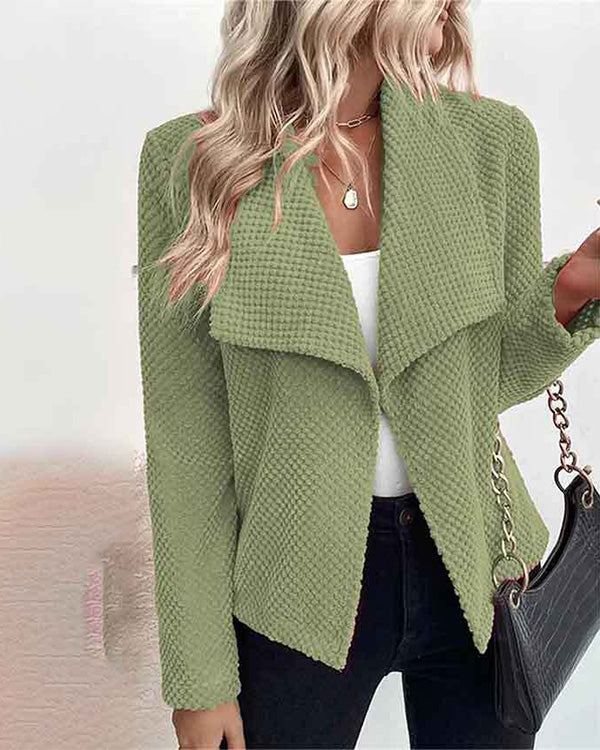 Clidress 2023 Lapel Suit Solid  Coat Jacket