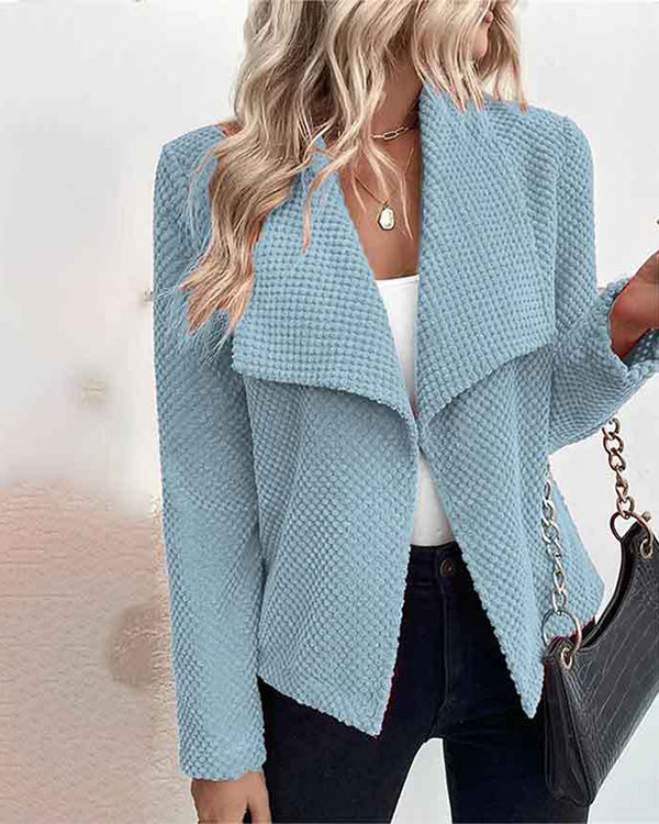 Clidress 2023 Lapel Suit Solid  Coat Jacket