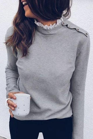 Clidress Colorful Sequins Sleeves Blouse