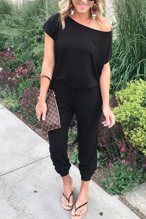 Clidress Casual Loose One-piece Jumpsuit