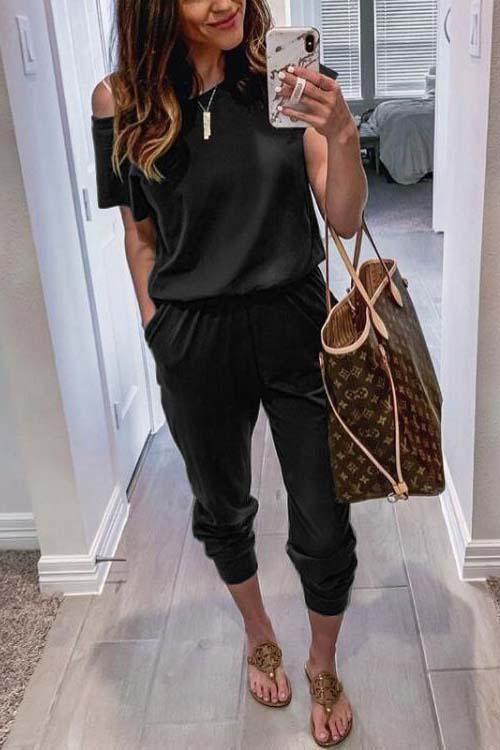 Clidress Weekend One Shoulder Jumpsuit