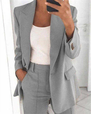 Clidress Knitting Pile Collar Top & Skirt Set