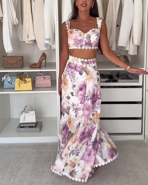 Clidress Set aus unregelmäßigem Strickkleid mit Netzplissee