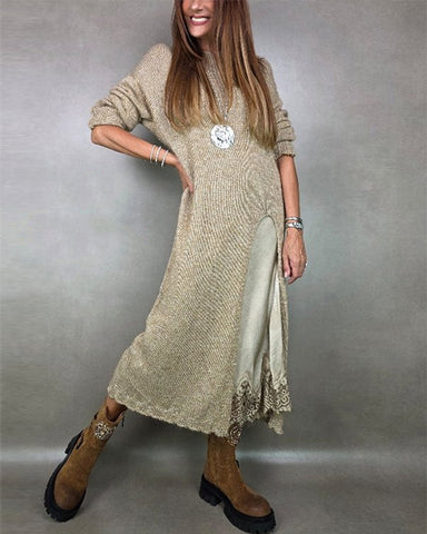 Clidress Zipper Tassel Loose Party Top Poncho