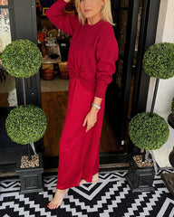 Clidress Sweater & Dress 2 Piece Set