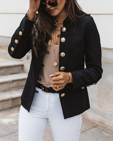 Clidress Sequin Leisure Suit Blazer Jacket