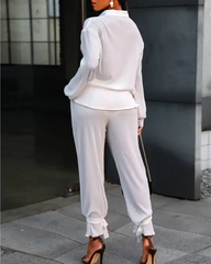 Clidress T Fashion Shirt Pants Two Piece Set