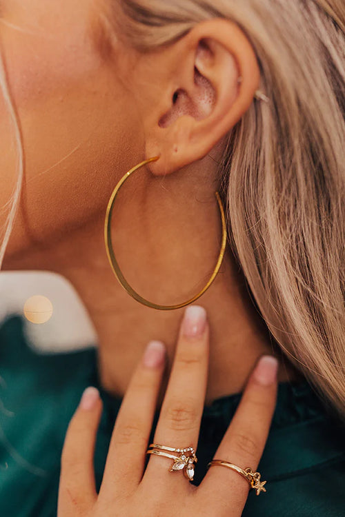 Drama Queen Hoop Earrings