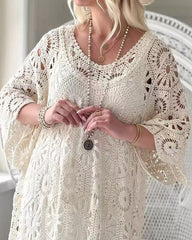 Ensemble robe plissée en maille asymétrique Clidress