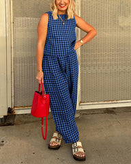 Clidress TK Grid Top & Pants Set