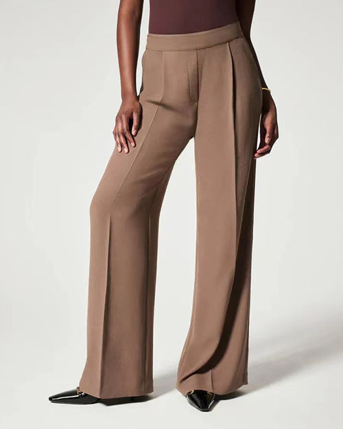 Clidress Easy Matching Flare Trousers Suit Pants