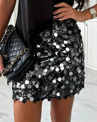 Jupe midi à sequins Clidress (SOLDES)