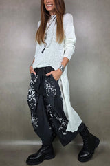 Clidress Casual Slit Fashion Sweater