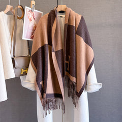 Clidress Letter H Cashmere Scarf
