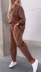 Clidress Casual T-shirt & Pencil Pant 2 Piece Set