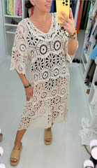 Ensemble robe plissée en maille asymétrique Clidress