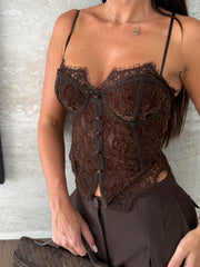 Clidress Sexy Lace Cami Tank Top 4 Colors
