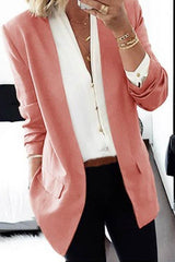 Clidress No Button Leisure Suit Blazer