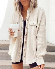 Clidress Velvet Soft Shirt Jacket