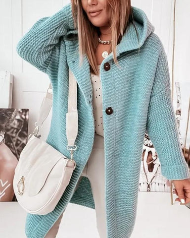 Clidress Colorful Striped Sweater Cardigan
