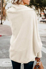 Clidress Batwing Sleeves Sweater Cardigans