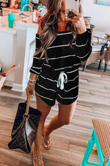 Clidress Striped One-Piece Romper