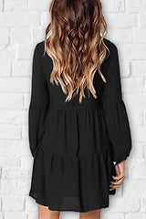 Clidress V-Neck A-Line Cake Dress