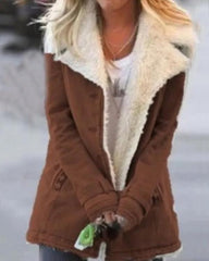 Clidress Fluffy lined Cotton Padded Jacket
