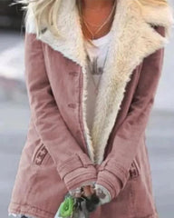 Clidress Fluffy lined Cotton Padded Jacket