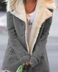 Clidress Fluffy lined Cotton Padded Jacket