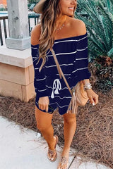 Clidress Striped One-Piece Romper