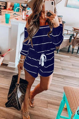 Clidress Striped One-Piece Romper