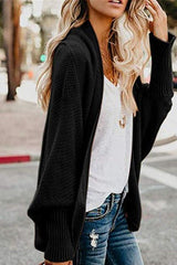 Clidress Batwing Sleeves Sweater Cardigans