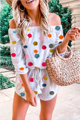 Clidress Striped One-Piece Romper