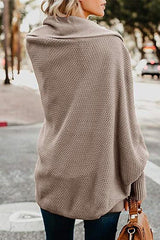 Clidress Batwing Sleeves Sweater Cardigans