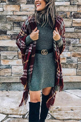Clidress Gird Cloak Poncho Sweater Cardigan