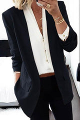 Clidress No Button Leisure Suit Blazer