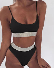 Clidress Sequin Edge Bikini Set