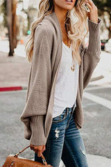 Clidress Batwing Sleeves Sweater Cardigans