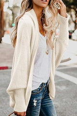 Clidress Batwing Sleeves Sweater Cardigans