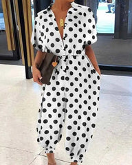 Clidress Retro Radish Plus Size Jumpsuit