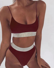 Clidress Sequin Edge Bikini Set