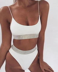 Clidress Sequin Edge Bikini Set