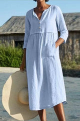 Clidress Cotton Linen So Soft Dress