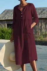 Clidress Cotton Linen So Soft Dress