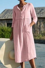Clidress Cotton Linen So Soft Dress