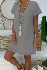 Clidress Stylish Lace A Line Dress