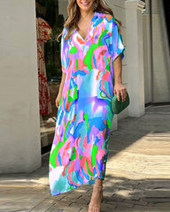 Clidress V Neck Dopamine Happy Dress